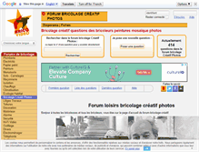 Tablet Screenshot of forum-loisirs-creatifs.com